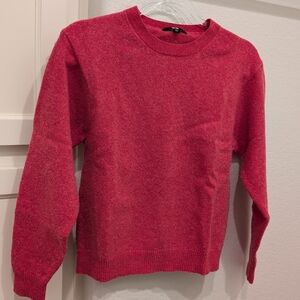 Uniqlo Vibrant Pink Knit Sweater